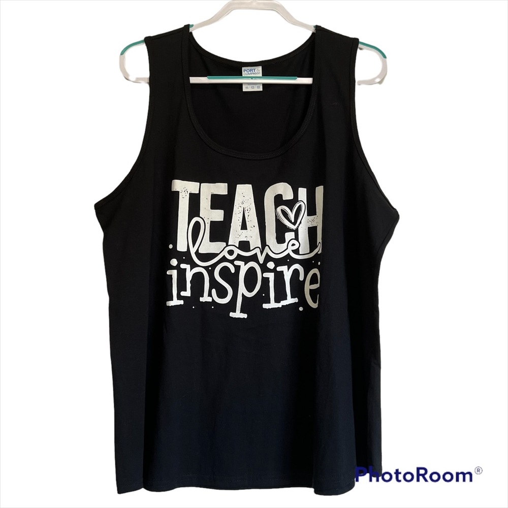 Teach Love Inspire tank top — Teacher — Daycare Providers